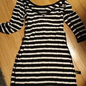 Express Striped Dress Medium
